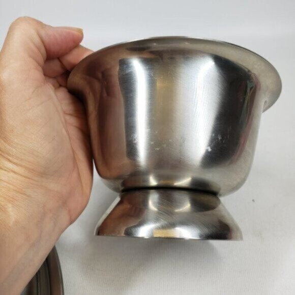 Oneida Stainless Chip and Dip Platter Bowl Simple Classic Party Celebrat… - Picture 7 of 13